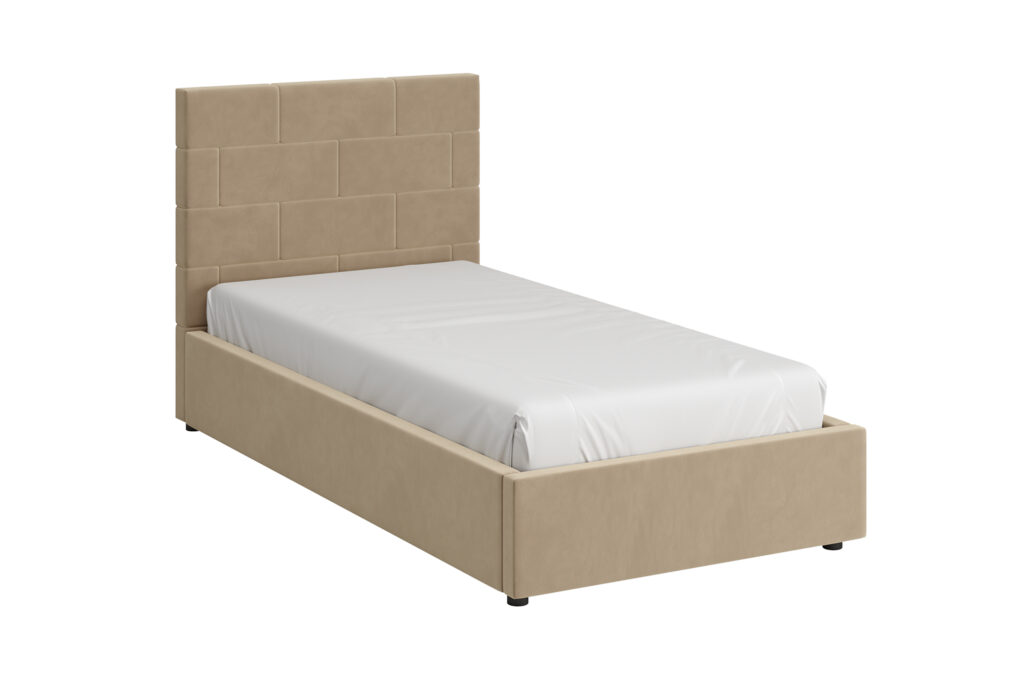 Кровать ТАЙМ 0,9 м /металлокаркас/ ВАРИАНТ 2 (латте) Кровать ТАЙМ 0,9 м /металлокаркас/ ВАРИАНТ 2 (латте)