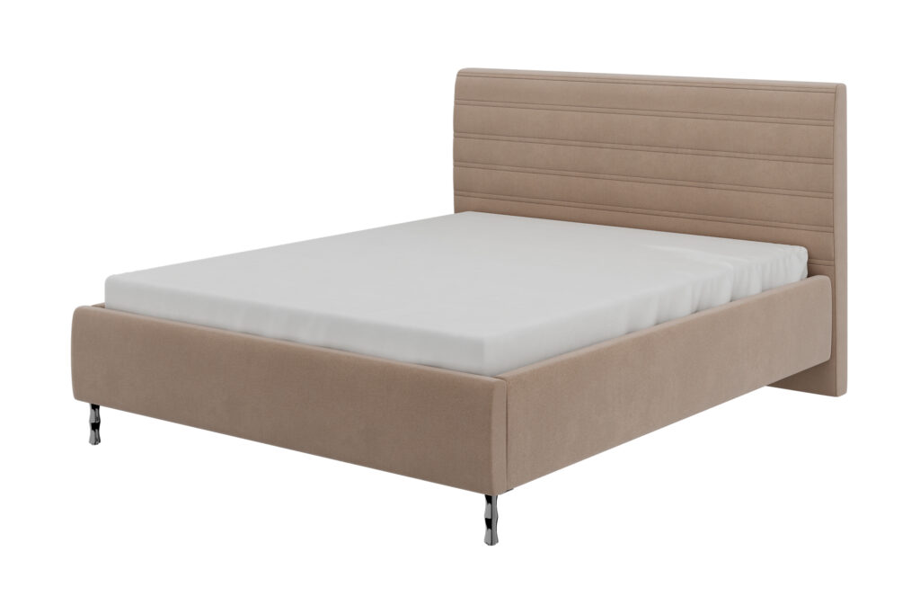 Кровать ФАБИАНА 1,6 м с подъемным мех./ВАРИАНТ 1 (бежевый)