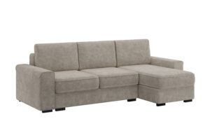 ЛЕОН угловой диван-кровать, 4 ВАРИАНТ жемчужно-серый ЛЕОН угловой диван-кровать, 4 ВАРИАНТ жемчужно-серый