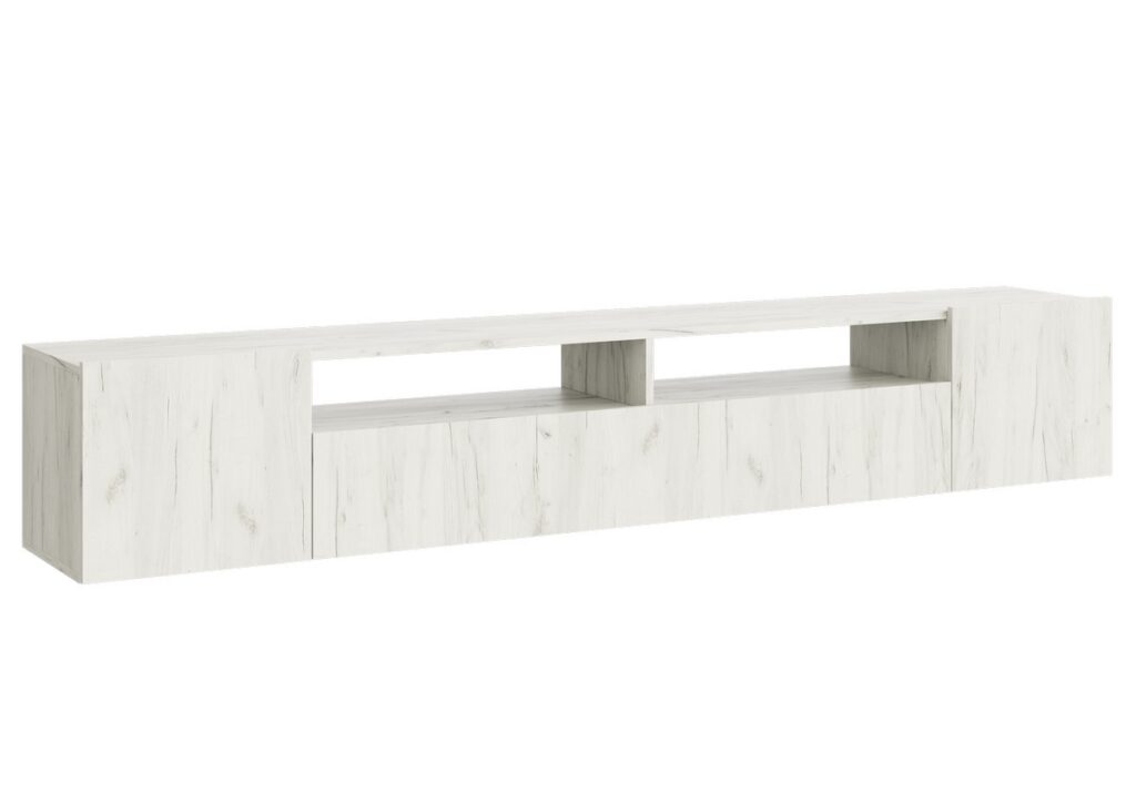 СОЛО-16 Тумба под ТВ (ЛДСП) Дуб Крафт белый СОЛО-16 Тумба под ТВ (ЛДСП) Дуб Крафт белый