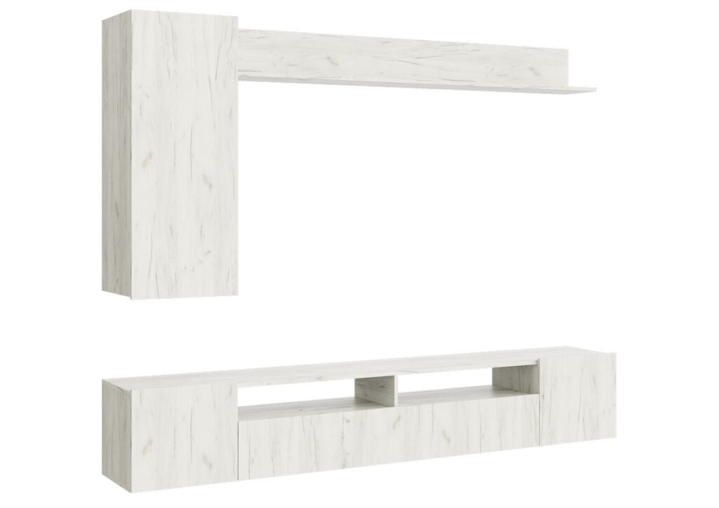 СОЛО-16 НМ Стенка ЛДСП Дуб Крафт белый