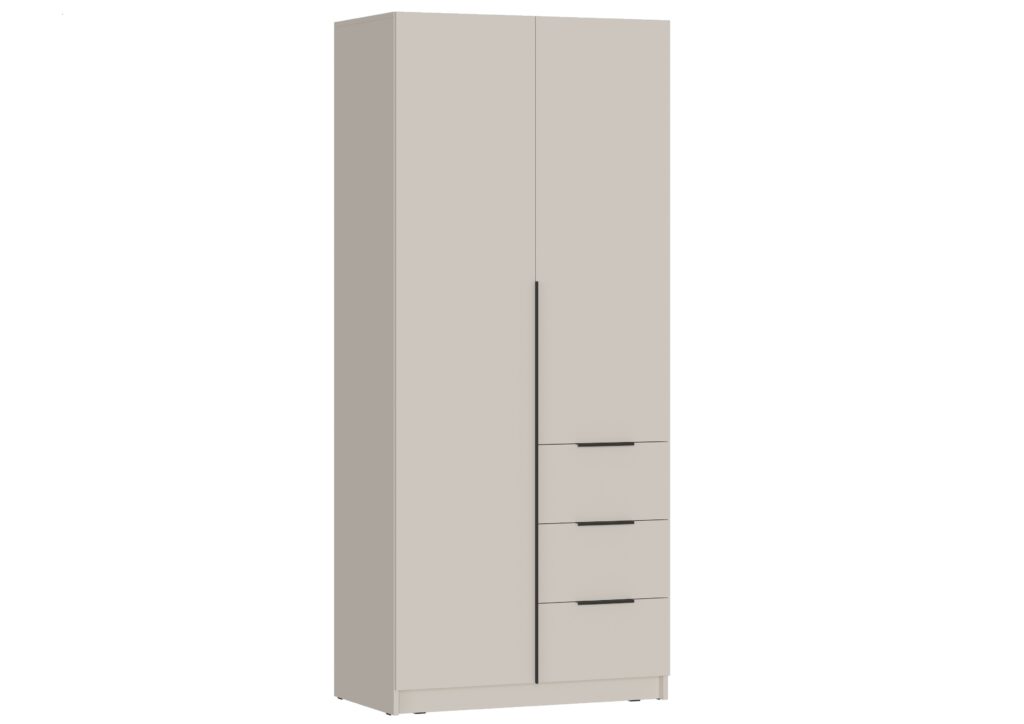 ВЕНТУРО Шкаф ШК-001 (2-ств, с ящиками) Кашемир ВЕНТУРО Шкаф ШК-001 (2-ств, с ящиками) Кашемир