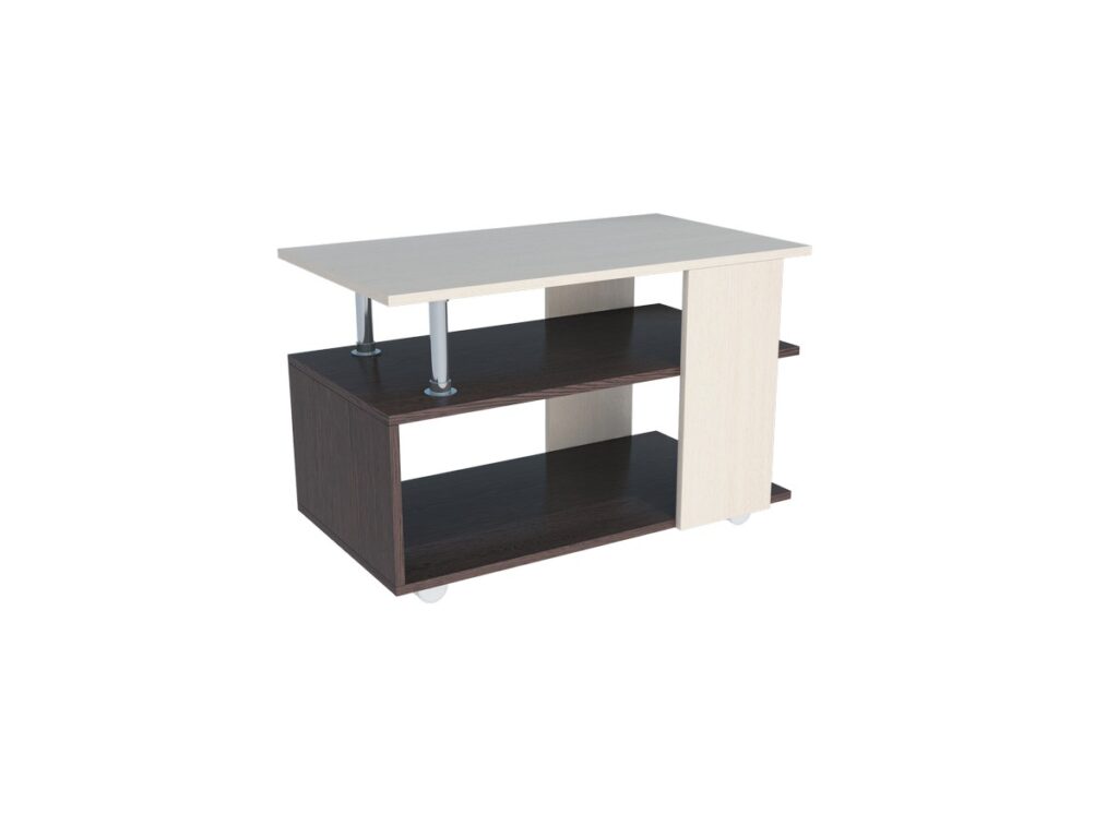 Стол журнальный №6 венге/дуб молочный 800х530х458 Стол журнальный №6 венге/дуб молочный 800х530х458