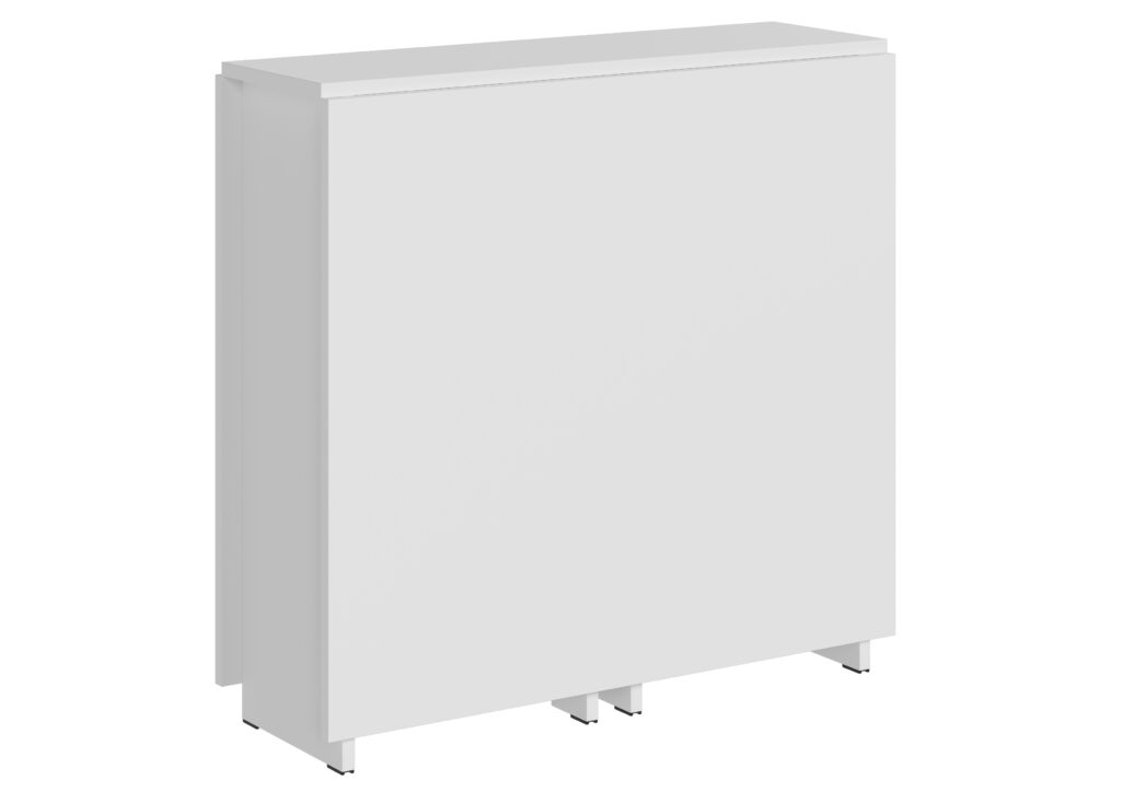 Стол книжка №1 (СТ-001) 262х750х770 (в разложенном 1630х800)  Белый