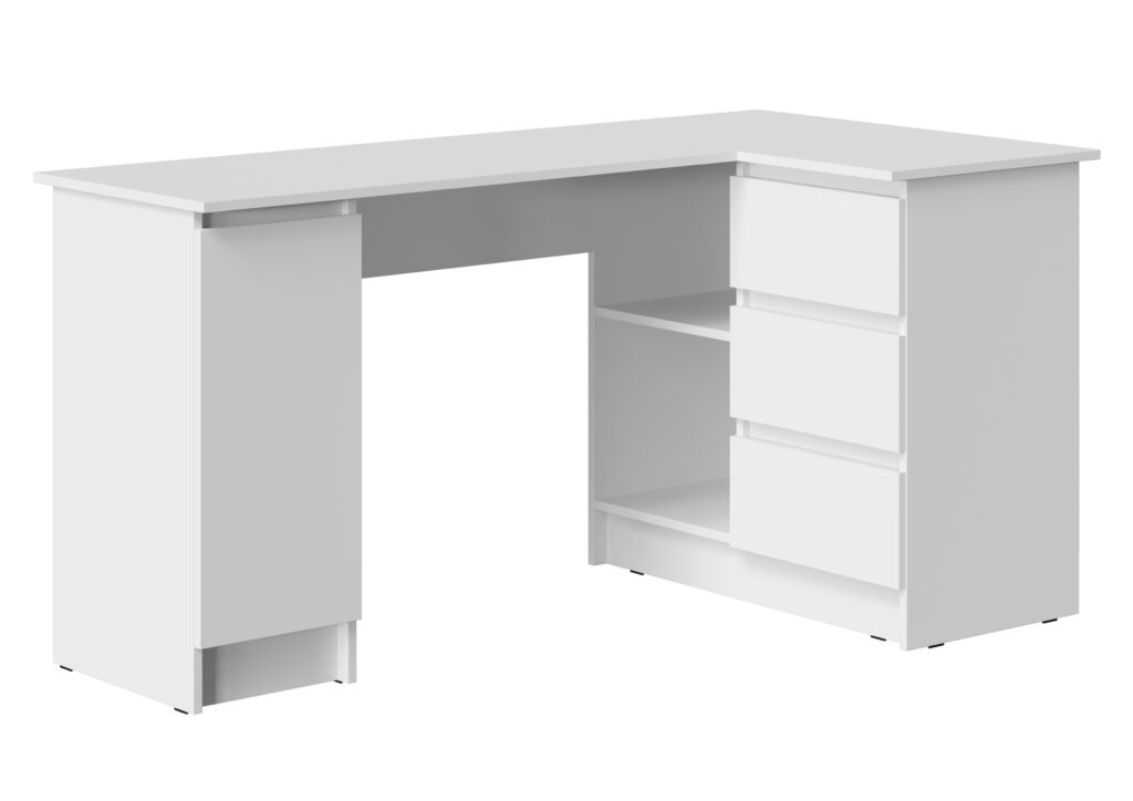 БОСТОН ЛАЙТ Стол письменный СП-003 (угловой) ЛДСП Белый БОСТОН ЛАЙТ Стол письменный СП-003 (угловой) ЛДСП Белый