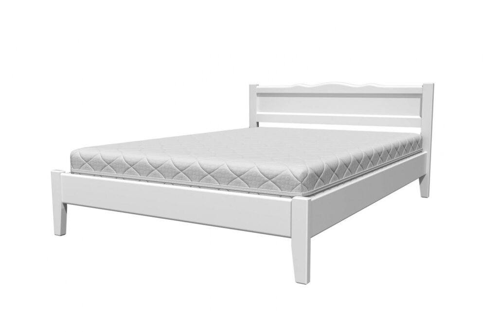 КАРИНА- 7 кровать 1,2м, (ЦТ) цвет БЕЛЫЙ *