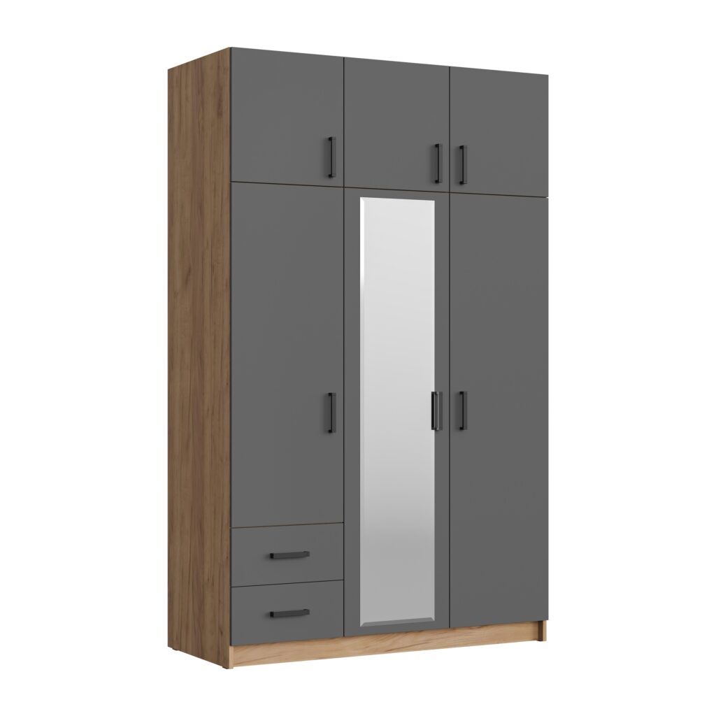 АУРА Графит Шкаф ШР-3