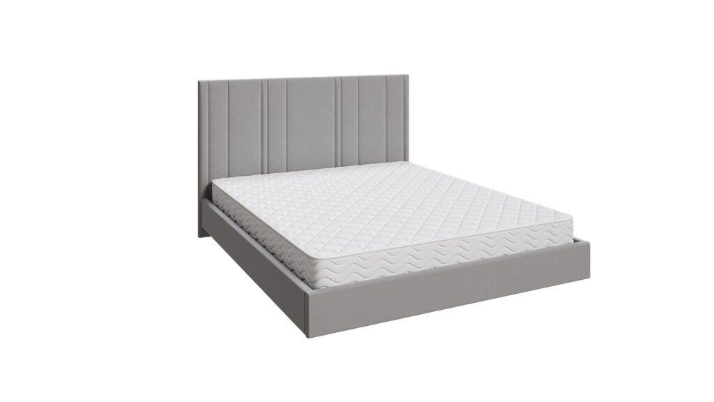 Кровать Глория 1600 с подъемным механизмом ткань Ameli 10 (светло-серый) Кровать Глория 1600 с подъемным механизмом ткань Ameli 10 (светло-серый)