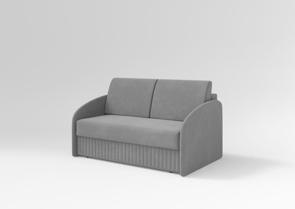 ДЕКО МИНИ 140 КОМФОРТ диван VIVALDI 07 (GREY) серый