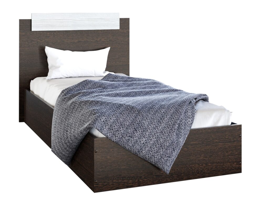 ЭКО кровать 0,9м ВЕНГЕ/ЛОРЕДО (Настил)