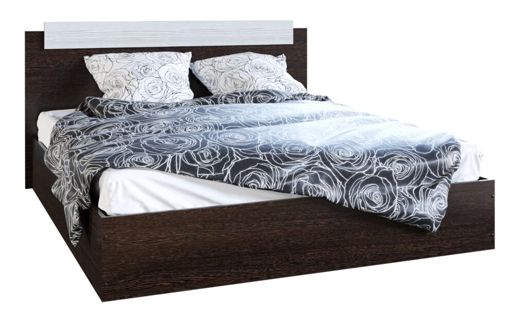 ЭКО кровать 1,6 ВЕНГЕ/ЛОРЕДО (Настил)