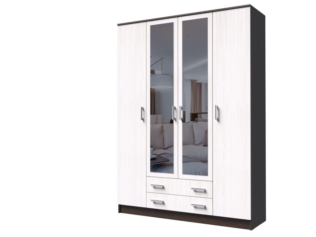 КВАДРО Шкаф (З) ВЕНГЕ/ЛОРЕДО