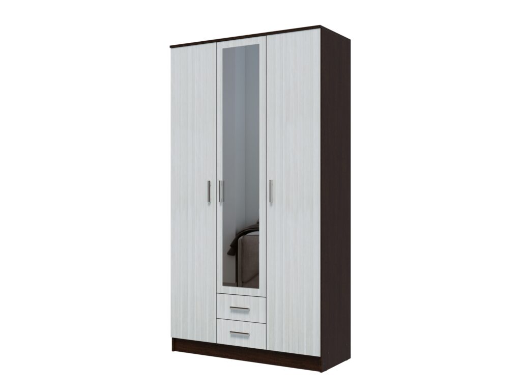 ТРИО Шкаф (З) ВЕНГЕ/ЛОРЕДО ТРИО Шкаф (З) ВЕНГЕ/ЛОРЕДО