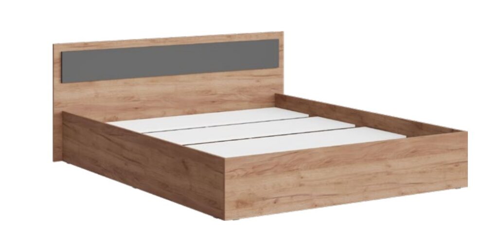 АУРА Графит КРОВАТЬ 1,4 м 1550*750*2032 (без настила) АУРА Графит КРОВАТЬ 1,4 м 1550*750*2032 (без настила)