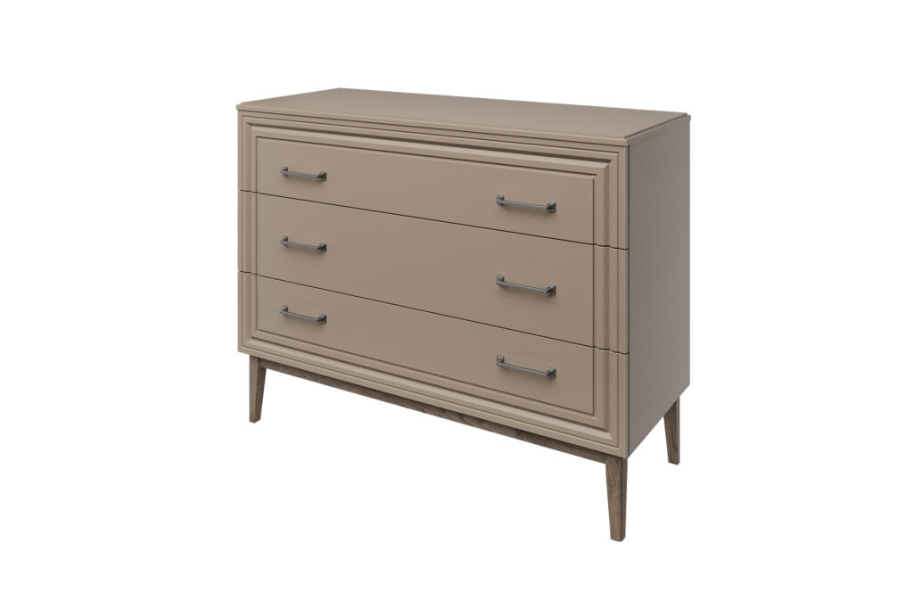 ГОРИЦИЯ Мокко мусс ЛАК Комод 3 ящика