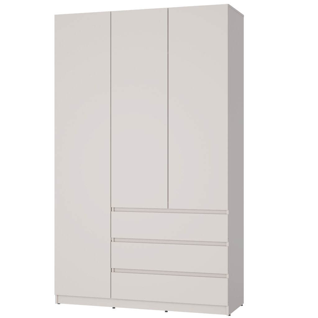 ТАРГЕТ Шкаф 3-х створчатый ШК-08 Кашемир 1352х2200х496 ТАРГЕТ Шкаф 3-х створчатый ШК-08 Кашемир 1352х2200х496